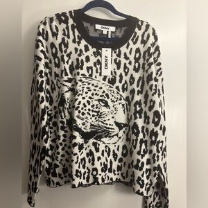 Leopard DKNY Pullover